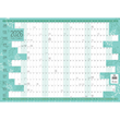2026 Collins A3 Size ( 420x297mm) Designer Wall Planner Unlaminated 2026